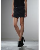 Patrizia Pepe Jeans Stretch Mini Skirt - Lyst