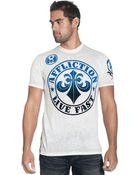 Affliction Short Sleeve Crew Neck T Shirt - Lyst