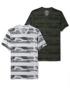 American Rag Stripe Camo Short Sleeve Tshirt - Lyst