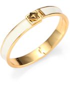 Kate Spade Enamel Turnlock Bracelet - Lyst