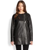 Mackage Leather Car Coat - Lyst