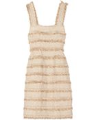Oscar de la Renta Metallic Tweed Dress - Lyst