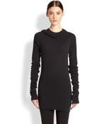 Rick Owens Lilies Hooded Top - Lyst
