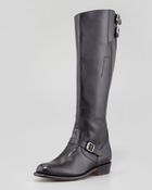 Frye Dorado Polished Leather Riding Boot - Lyst