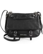 Jimmy Choo Becka Large Biker Shoulder Bag - Lyst