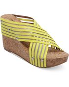 Lucky Brand Miller2 Wedge Sandals - Lyst