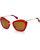 Miu Miu Miu Miu Sunglasses Mu 10ns - Lyst
