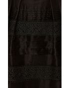 Temperley London Pleats And Lace Skirt - Lyst
