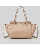 Valentino Rockstud Mini Tote Bag - Lyst