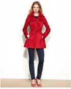 Via Spiga Pleated Short Trench - Lyst