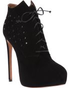 Alaïa Lace Up Ankle Boot - Lyst