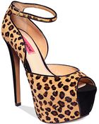 Betsey Johnson Leanah Platform Pumps - Lyst