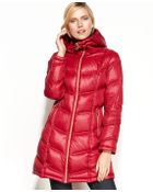 Calvin Klein Packable Hooded Quilted Puffer - Lyst