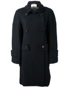 Chloé Buttoned Coat - Lyst