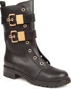 Giuseppe Zanotti Cathleen Buckled Leather Ankle Boots - Lyst