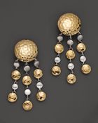 John Hardy Palu 18K Gold & Silver Chandelier Earrings - Lyst