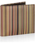 Paul Smith Vintage Multi Stripe Billfold Wallet - Lyst
