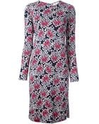Tory Burch Floral Shift Dress - Lyst