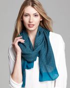 Tory Burch Logo Lattice Scarf - Lyst