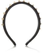 Valentino Rockstud Leather Headband - Lyst