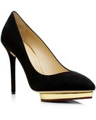 Charlotte Olympia Debbie Platform Pump - Lyst