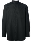 Issey Miyake Men Mandarin Collar Shirt - Lyst