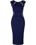 Topshop Candy Scuba Bodycon Dress By Tfnc - Lyst
