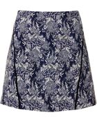 Topshop Tall Navy Jacquard Pelmet Skirt - Lyst