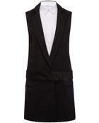 Victoria, Victoria Beckham Black Tuxedo Dress - Lyst