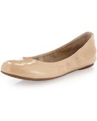 BCBGMAXAZRIA Molly1 Patent Leather Ballet Flat - Lyst