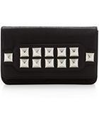 Betsey Johnson Stud Muffin Clutch Bag Black - Lyst