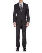 Hugo Boss Pinstripe The Grand Central Suit Dark Gray - Lyst