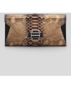 Kara Ross Electra Medium Python Clutch Bag - Lyst