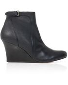 Lanvin Wedge Ankle Boots - Lyst