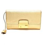 Michael Kors Gia Clutch with Lock - Lyst