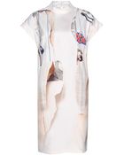 Stella McCartney Printed Silk Dress - Lyst