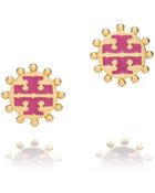 Tory Burch Winslow Logo Post Earring - Lyst