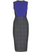 Victoria Beckham Wool And Silk-Blend Dress - Lyst
