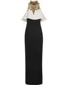 Alexander McQueen Embellished Crepe and Silk satin Gown - Lyst