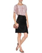 Chloé Silk Print Top - Lyst