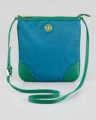 Tory Burch Robinson Swingpack Bag Teal - Lyst