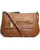 Michael Kors Michael Gilmore Pebbled Crossbody - Lyst
