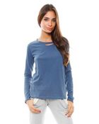 Stateside Long Sleeve Tee with Holes - Lyst