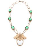 Tory Burch Greer Mirror Pendant Necklace - Lyst