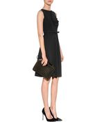 Valentino Belted Sheath Dress with Ruffle - Lyst