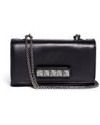 Valentino Rockstud Noir Va Va Voom Crystal Pavé Shoulder Bag - Lyst