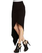 BCBGeneration Asymmetrical-Knit Skirt - Lyst