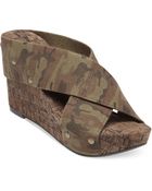 Lucky Brand Miller2 Wedge Sandals - Lyst