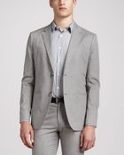 Theory Textured Twobutton Jacket Gray - Lyst