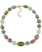 Carolee 14k Gold-plated Multistone Collar Necklace - Lyst